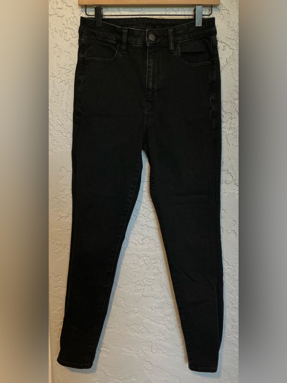 American Eagle 360 Ne(x)t Level Stretch Black Super High-Rise Jegging
